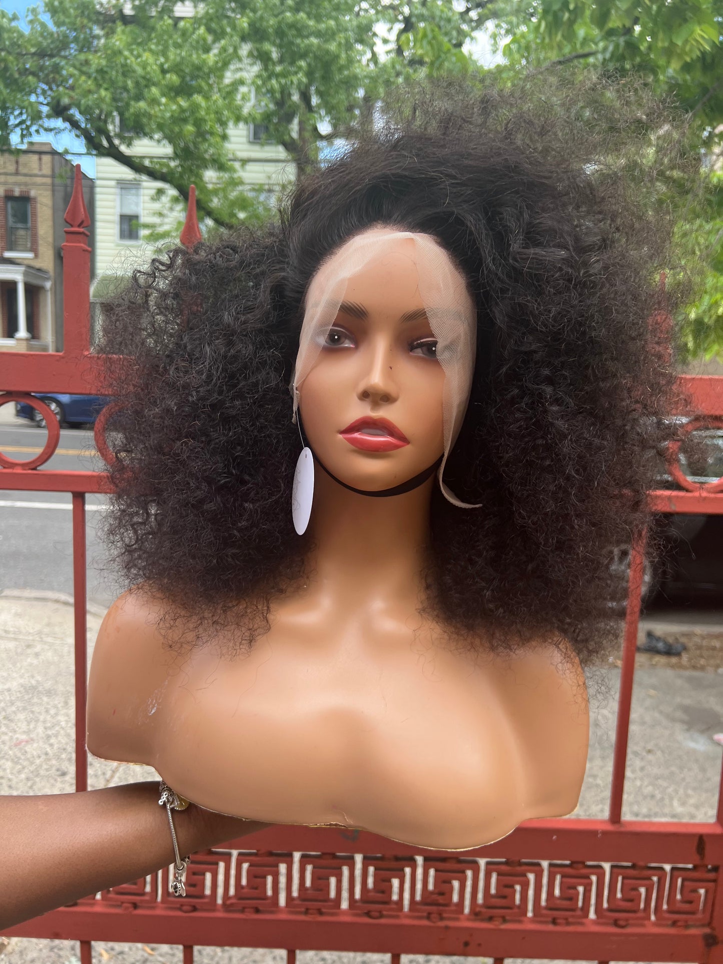 KINKY FRONTAL WIG