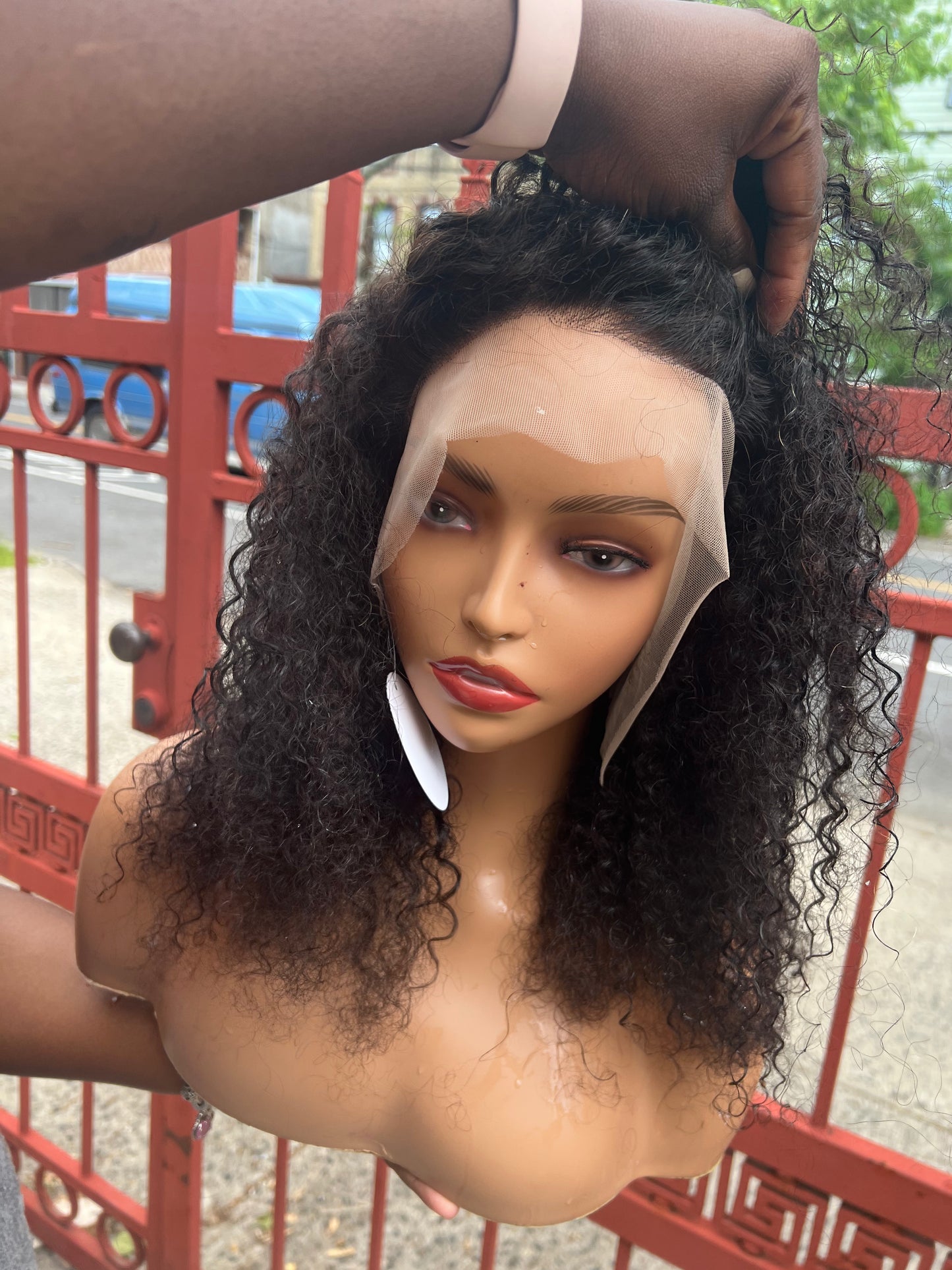 KINKY FRONTAL WIG