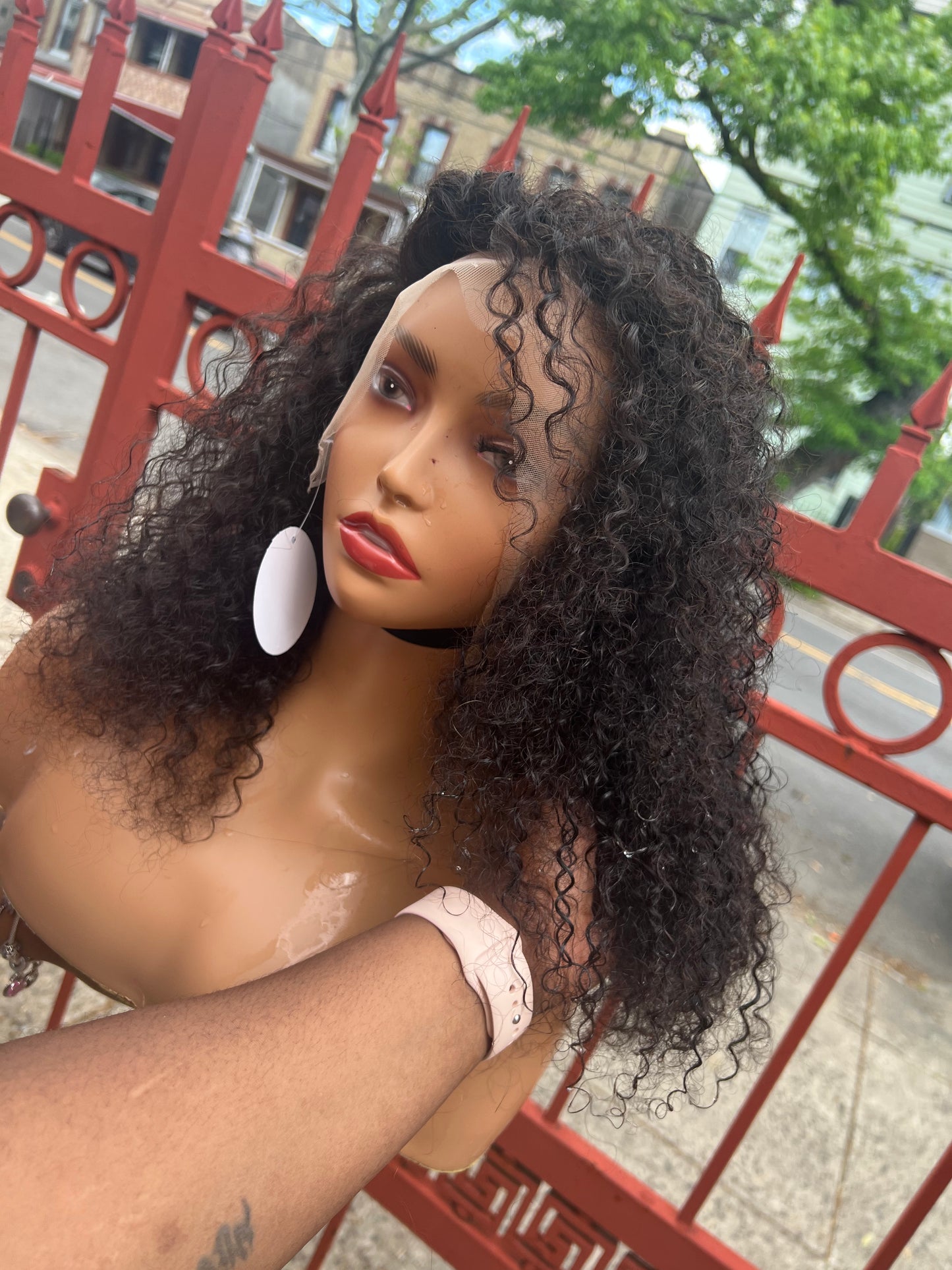 KINKY FRONTAL WIG