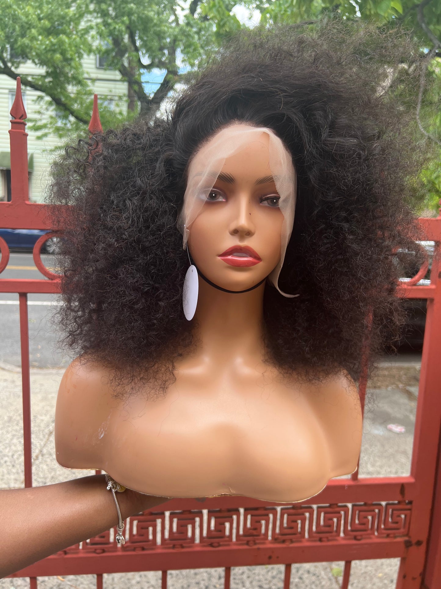 KINKY FRONTAL WIG