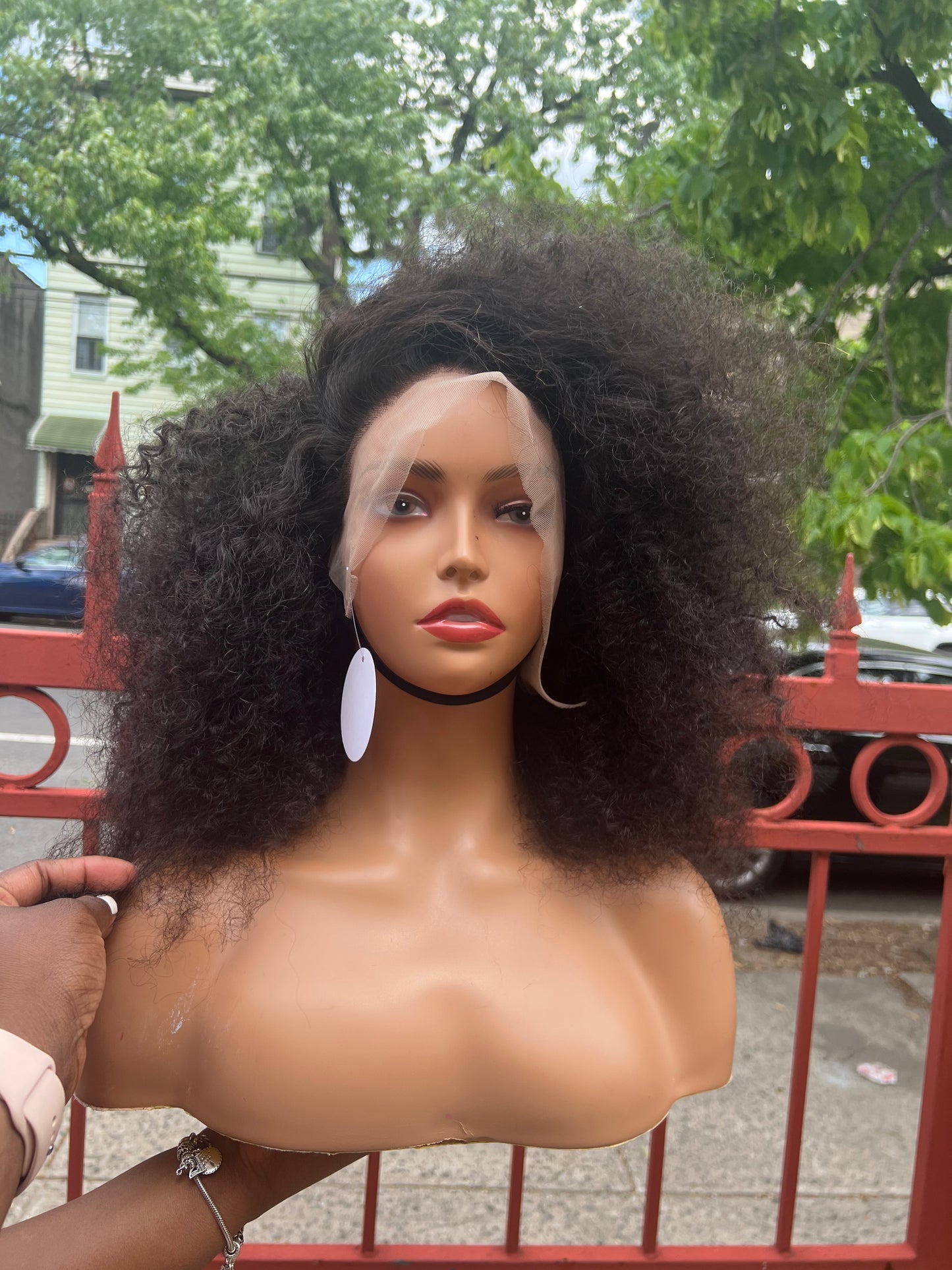 KINKY FRONTAL WIG